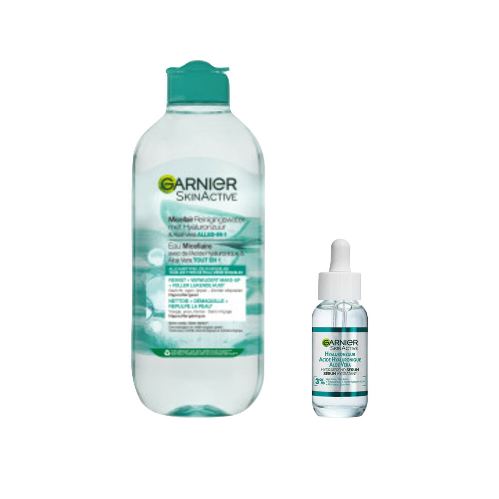 Garnier SkinActive Aloë Vera Serum & Micellair Water Pakket