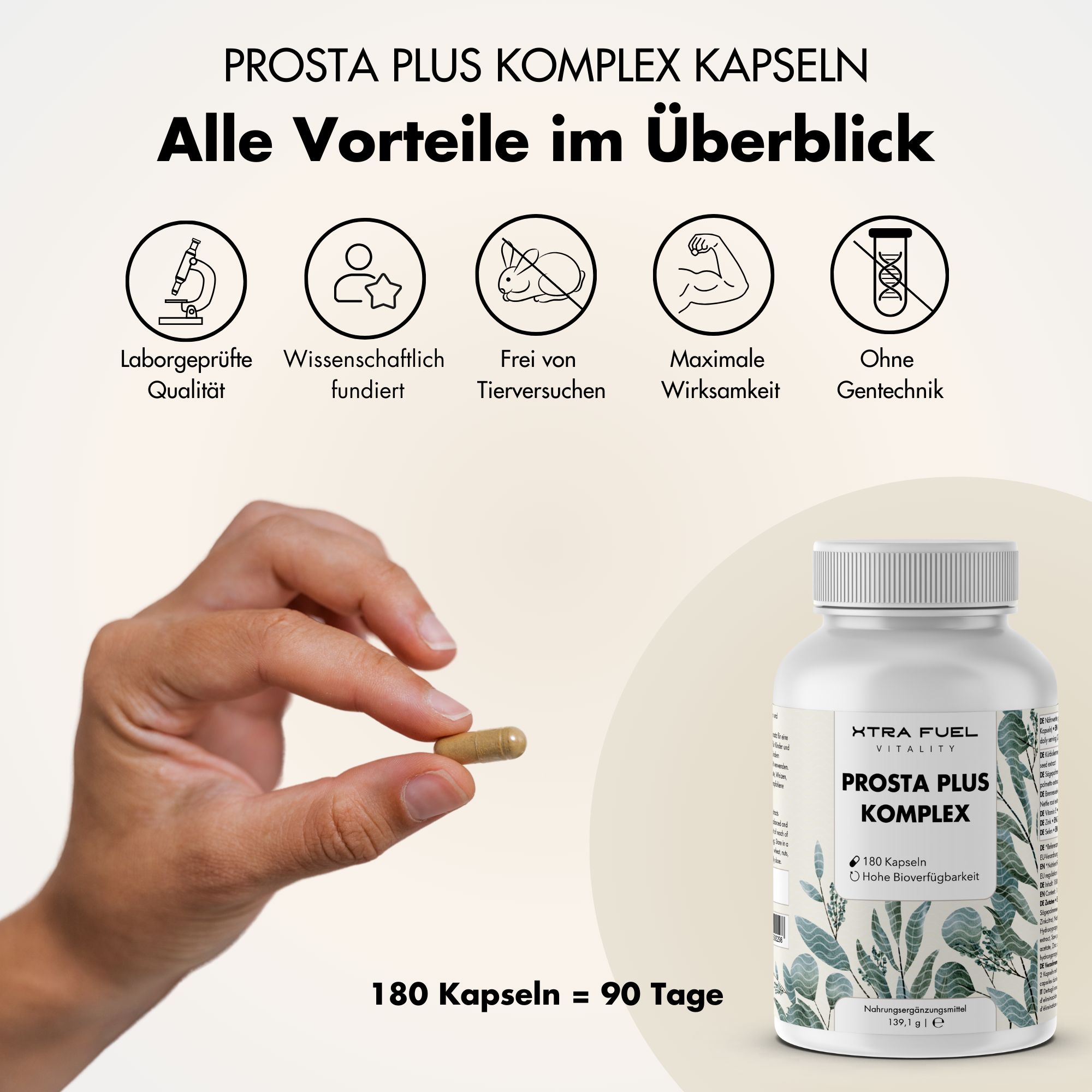 XTRA FUEL Prostata Kapseln - Prosta Plus Komplex