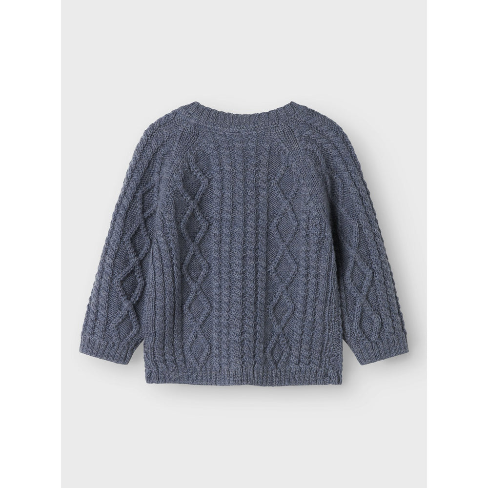 Køb Name It Folkstone Gray Nbmwrilla Uld Ls Strik Card