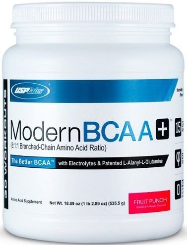USP LABS - Modern BCAA+ - Sportdrank - Blue Raspberry - 536gr
