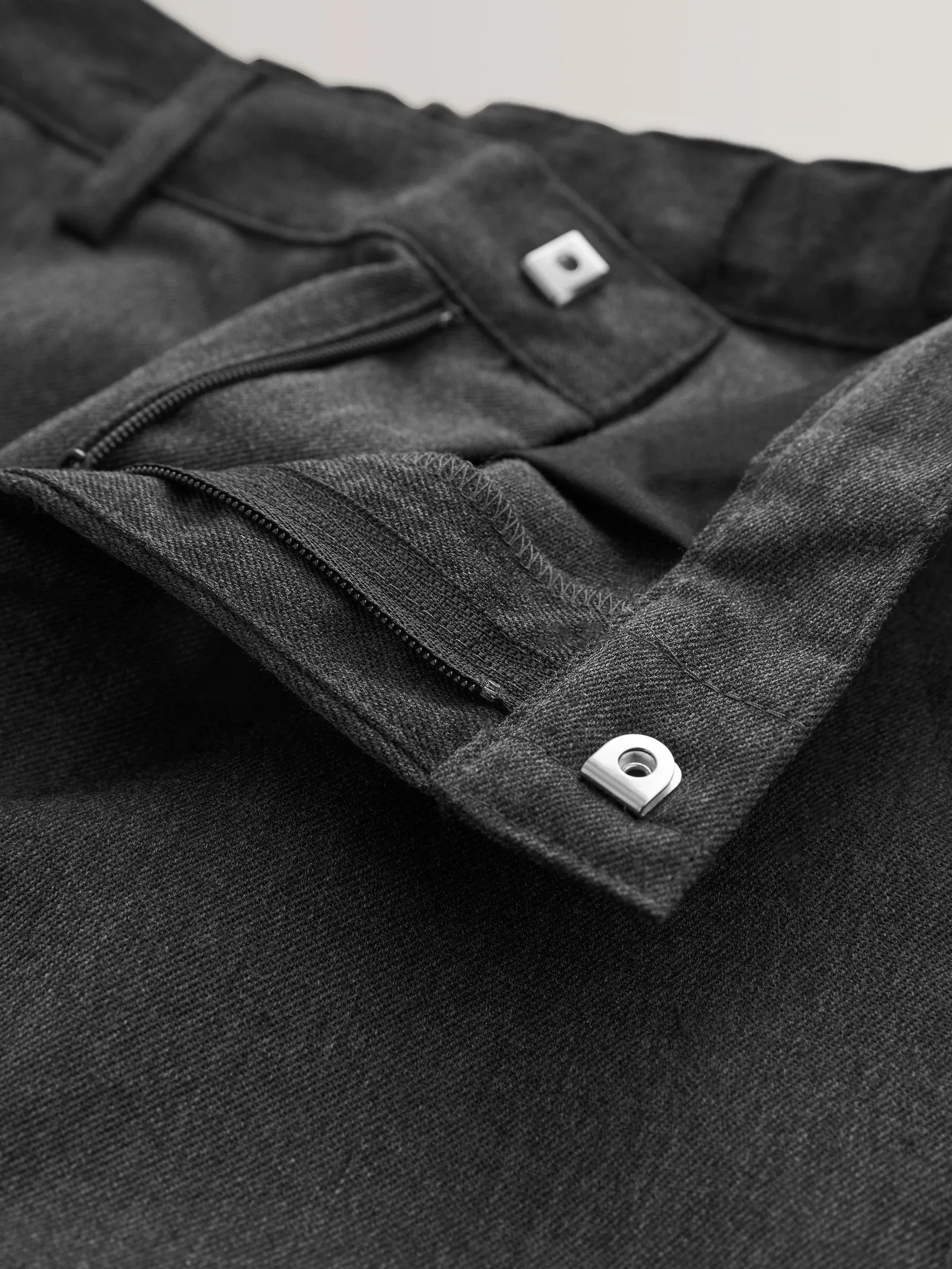 Grijs - Schoolbroek met rechte pijpen (3-17jaar)