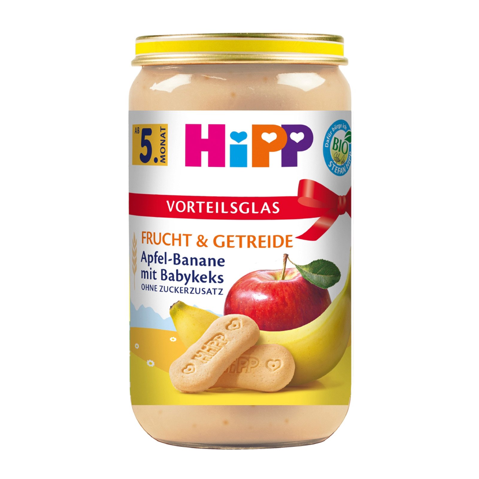 Hipp Apfel-Banane mit Babykeks