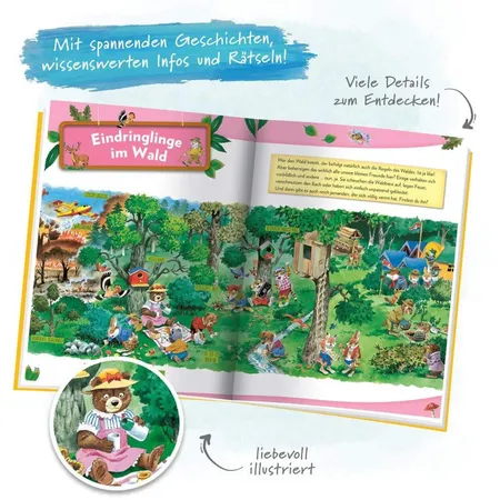 Trötsch Der Wald Geschichten Spiele Wissenswertes Stickerbuch
