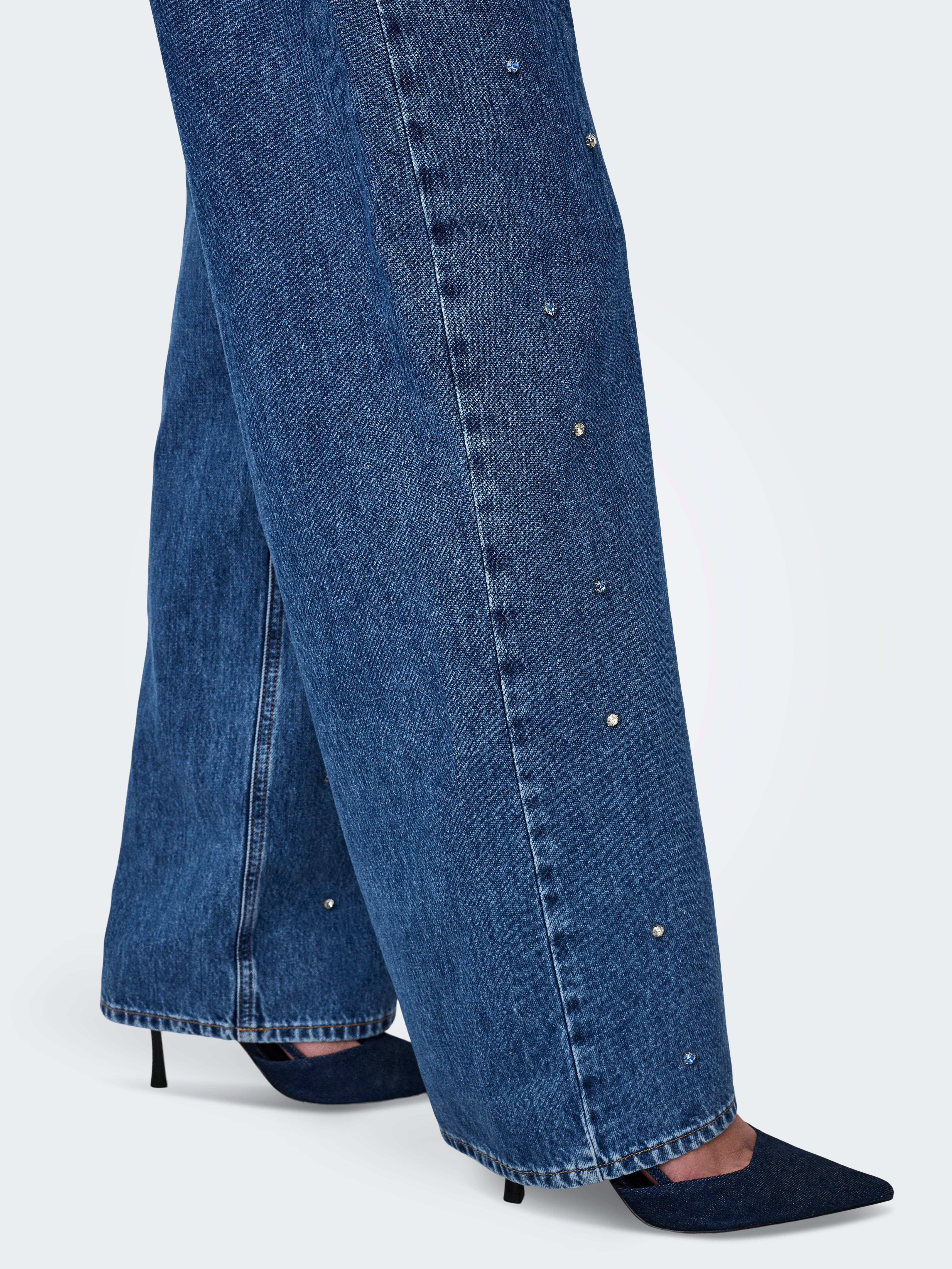 ONLHOPE Weiter Beinschnitt Jeans Medium Blue Denim