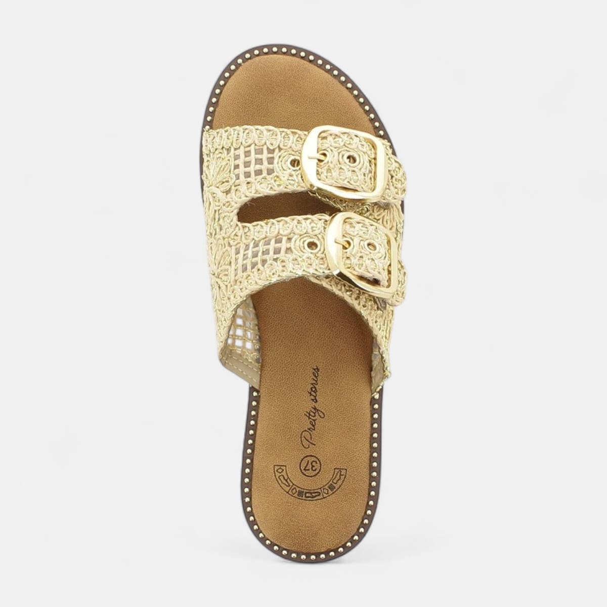 Mules Femme or