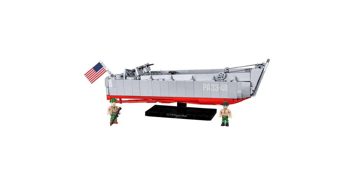 COBIWorld War II - LCVP Higgins Boat Constructiespeelgoed