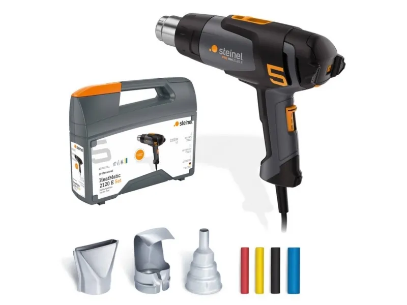 Steinel 089610 HEISSLUFTGEBLAESE HM 2120 E KF Varmluftsblæser Kuffert 2200 W