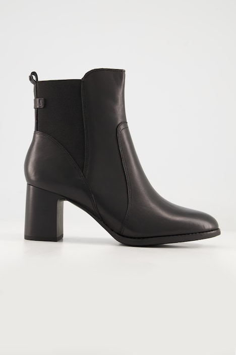 Tamaris Leder-Stiefeletten, Wechselfußbett, recycelt