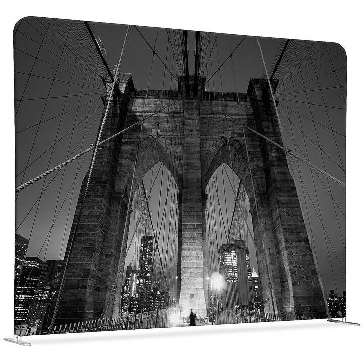 Cloison déco horizontale en tissu motif New York Manhattan