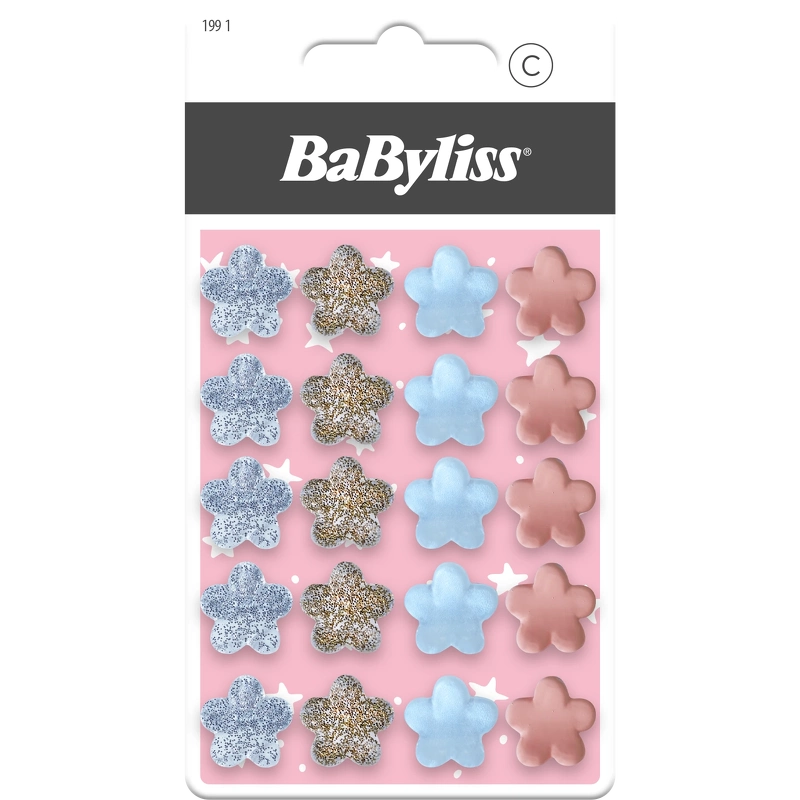 BaByliss KIDS Mini Hair Clips (1991) 20 Pieces