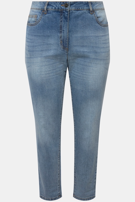 Boyfriend-Jeans, weit geschnitten 5-Pocket