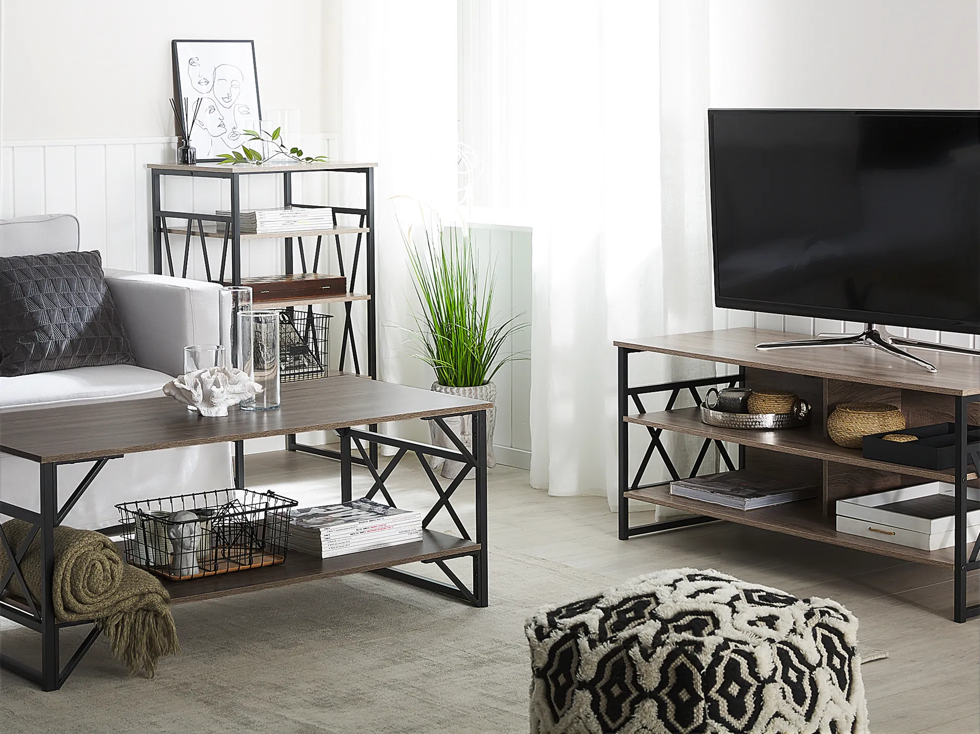 TV-meubel CARLISLE Taupe