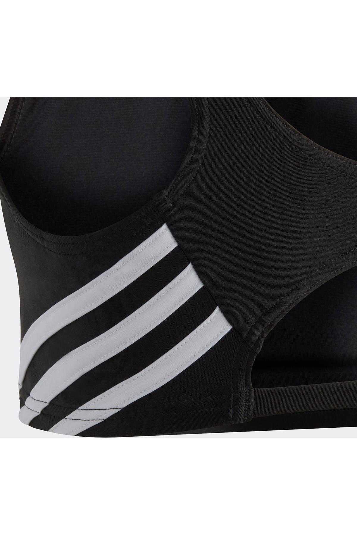 adidas crop bikini zwart/wit