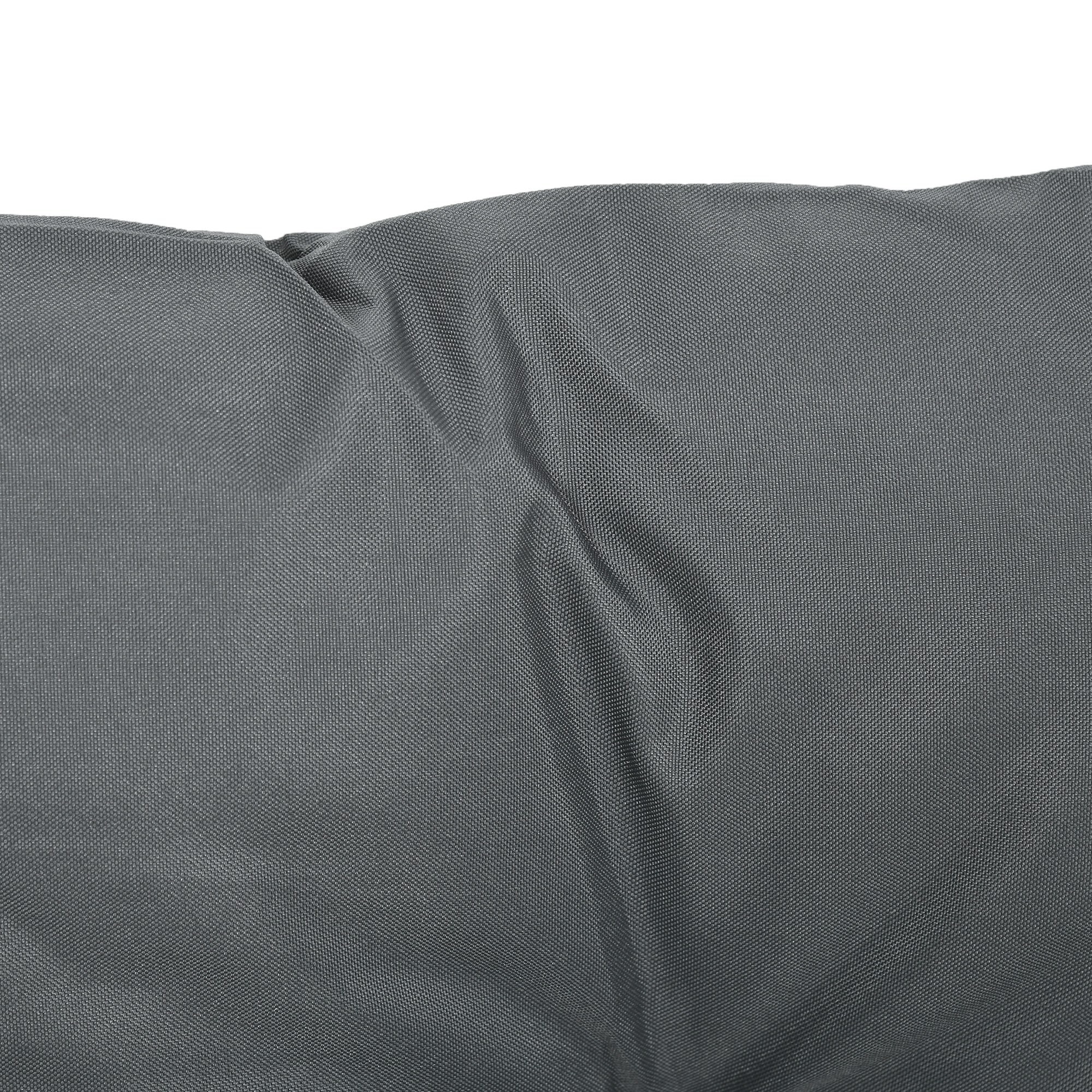 Outsunny Stuhlauflage als 2er-Set grau 98 x 50 x 8 cm (LxBxH)