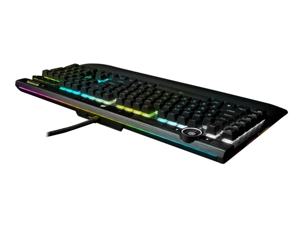 CORSAIR | K100 RGB - tastatur - bagbelyst - USB - Nordisk - tastaturkontakt: CORSAIR OPX RGB