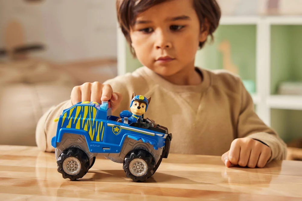 PAT'PATROUILLE  - VEHICULE ET FIGURINE CHASE JUNGLE PUPS