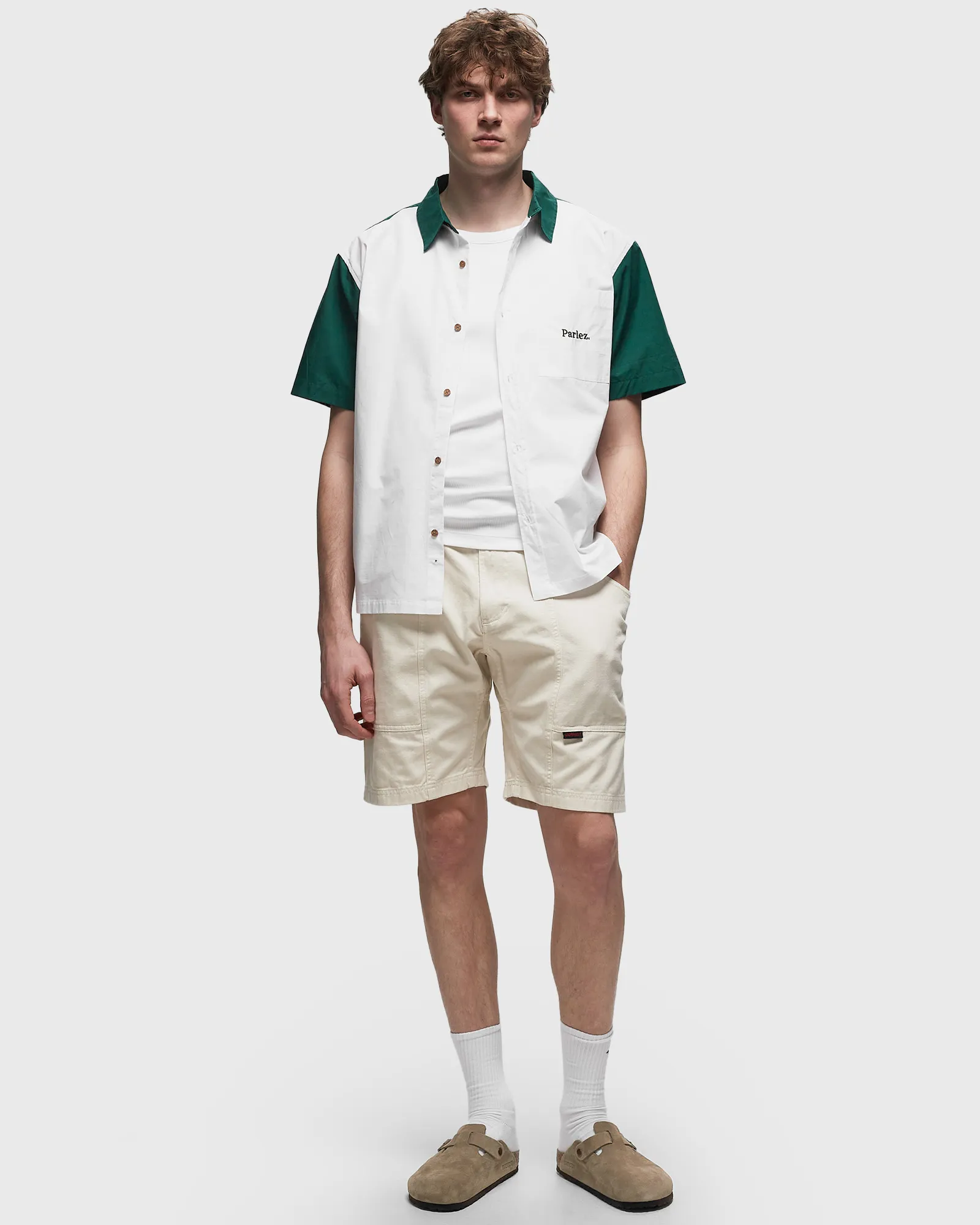 Parlez Jose Ss Shirt Deep Green