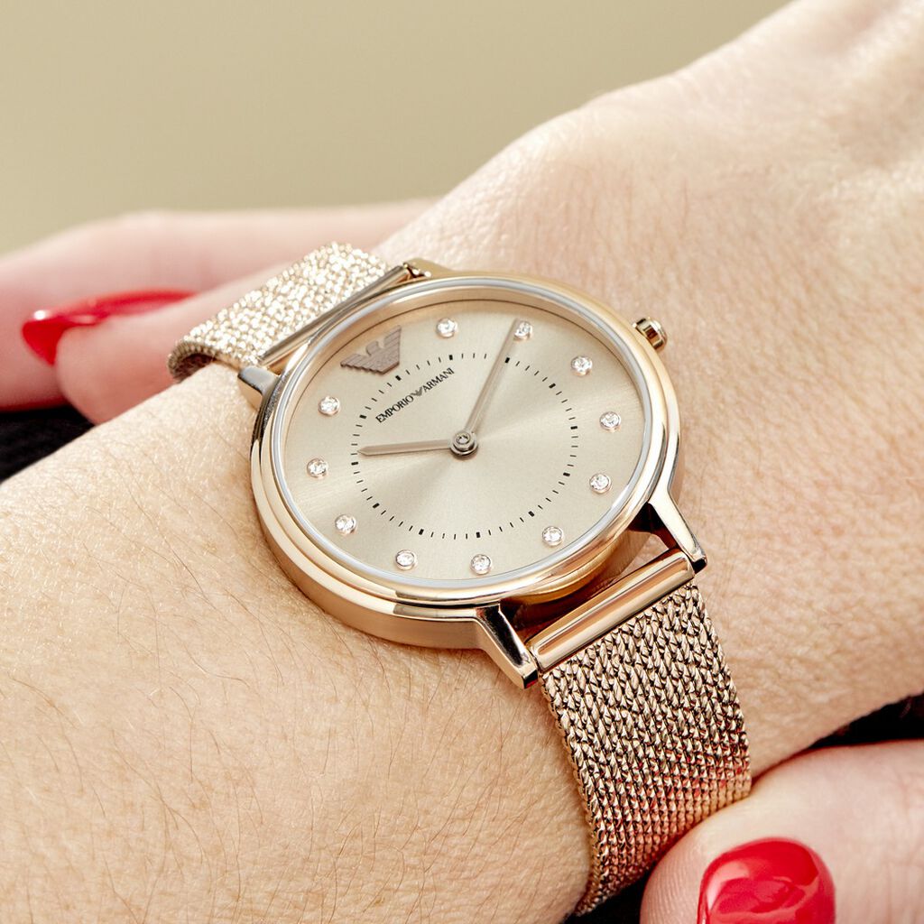 Montre Emporio Armani Rose