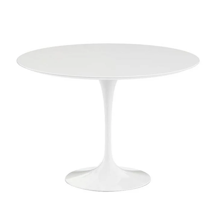 Knoll - Saarinen Tisch, Ø 91 cm, weiss