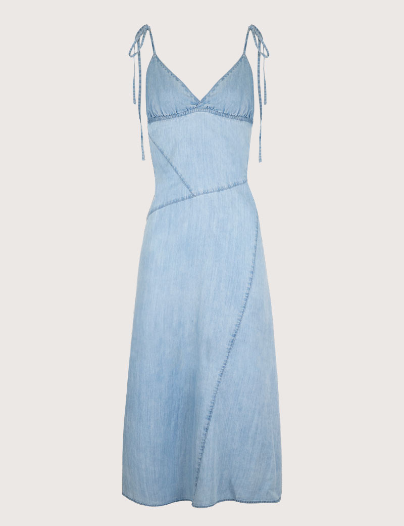 REPLAY ROBE BLEU CLAIR