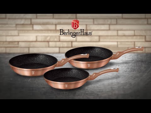 Berlinger Haus Bratpfannen-Set Metallic Line Rose Gold Edition