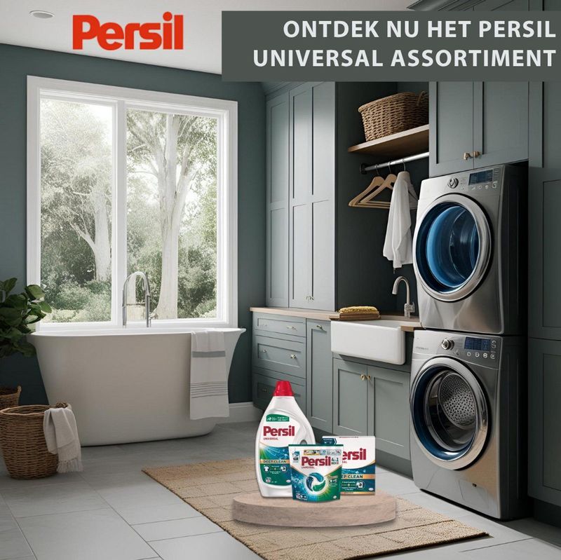 Persil Waspoeder - Wasmiddel - Witte Was - Grootverpakking - 90 Wasbeurten - Waspoeder - Wit
