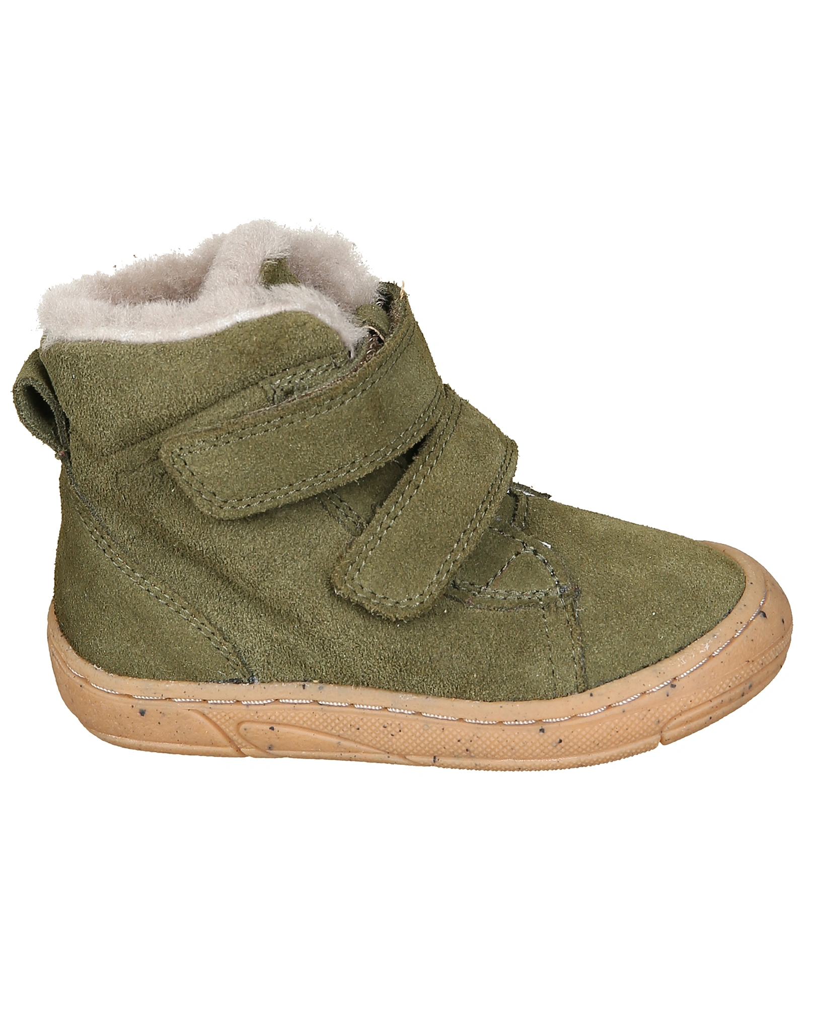 Klett-Booties MINNI SUEDE gefüttert in dark green