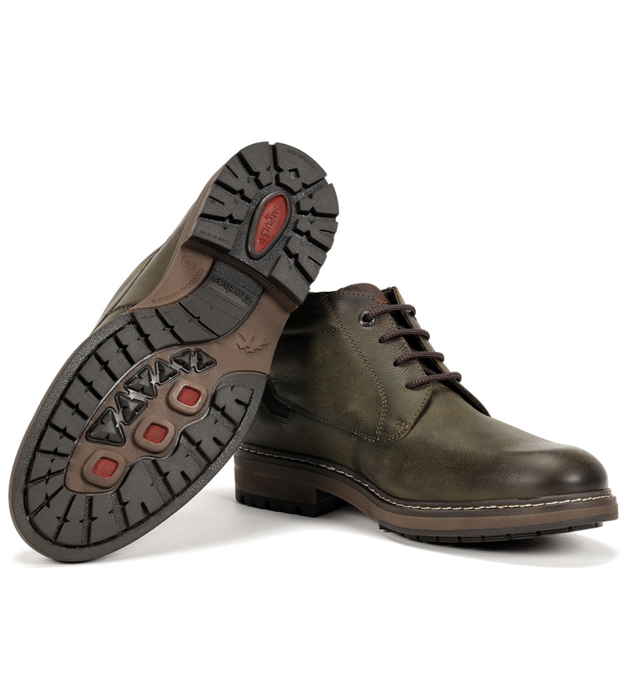 Botas de couro Fluchos F1593 cáqui
