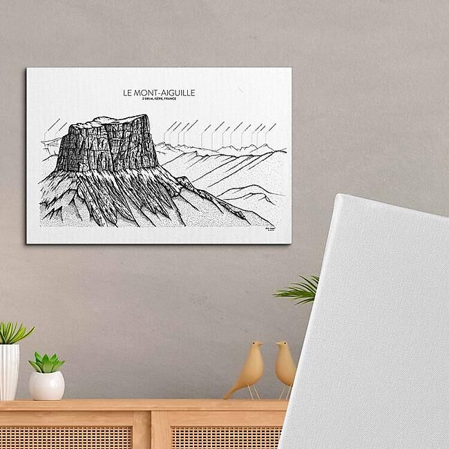 TOILE LE MONT AIGUILLE