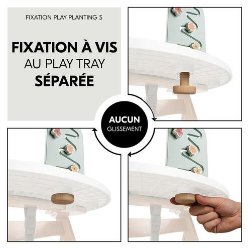 Flowerpower Play Planting chaise haute - Bois - HAUCK