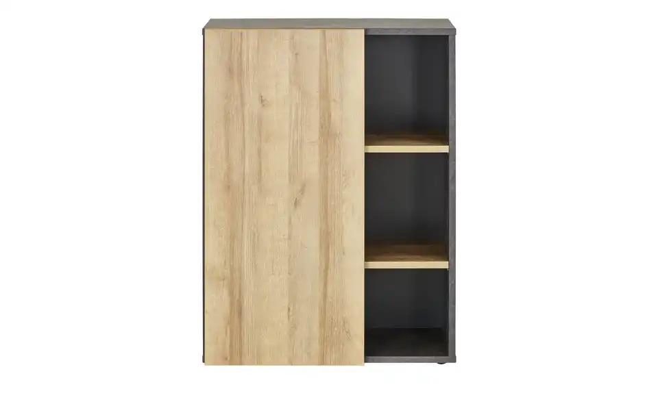 Aktenschrank Chiemsee 110 cm Steingrau, Eiche (Nachbildung)