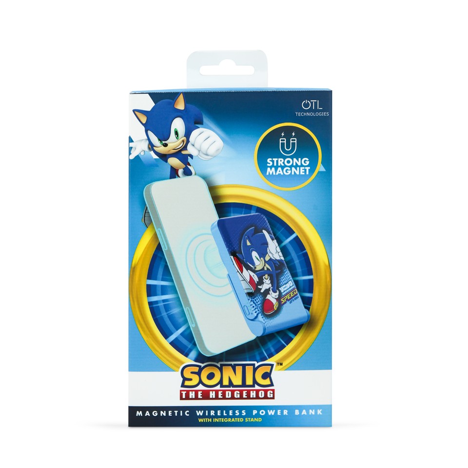 OTL - Sonic the Hedgehog wireless magnetic power bank