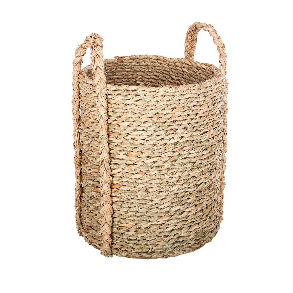 Panier de rangement osier rond D 21x25cm
