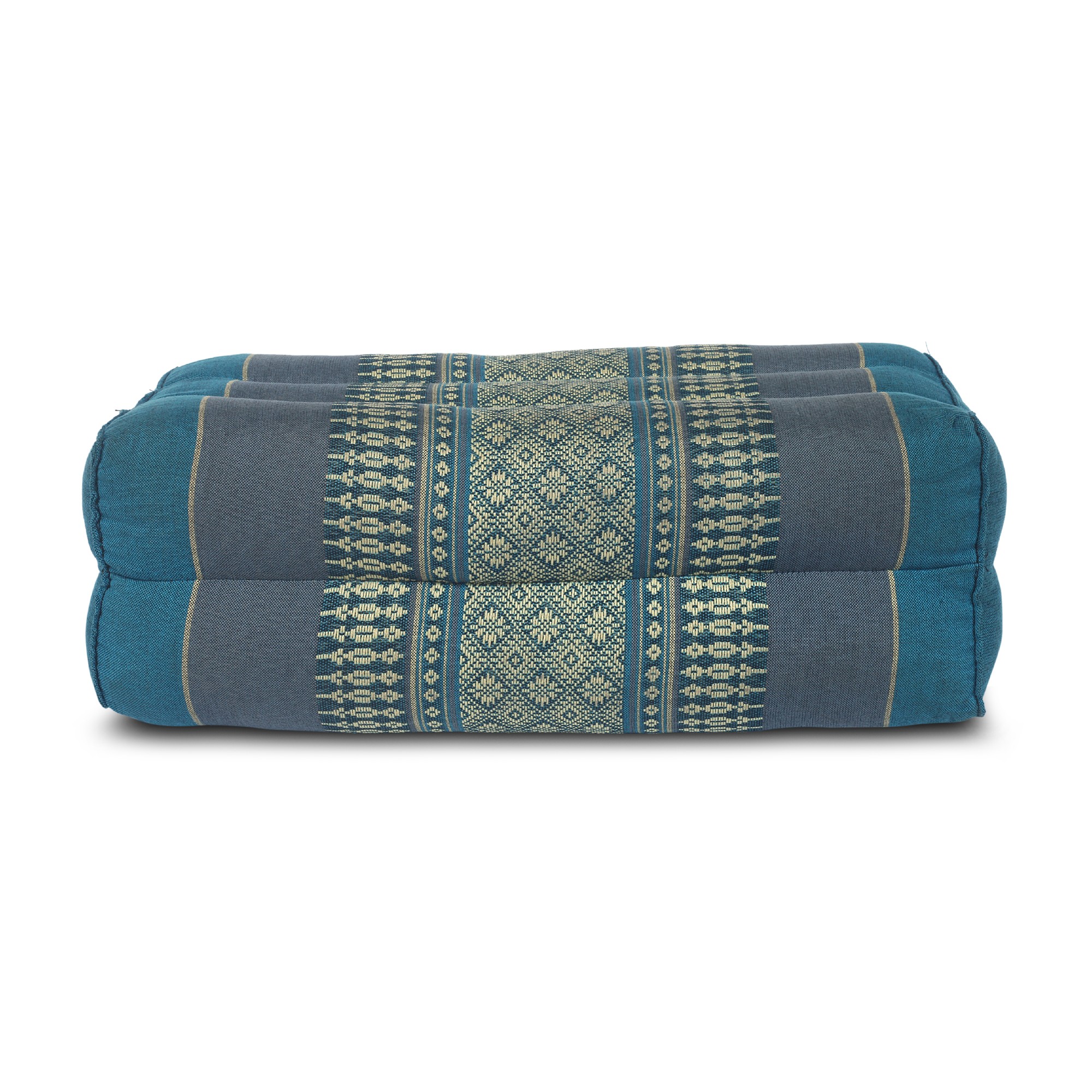 Yogakissen, blau, grau, B 35 cm, H 15 cm, T 16,5 cm von fischer's lagerhaus