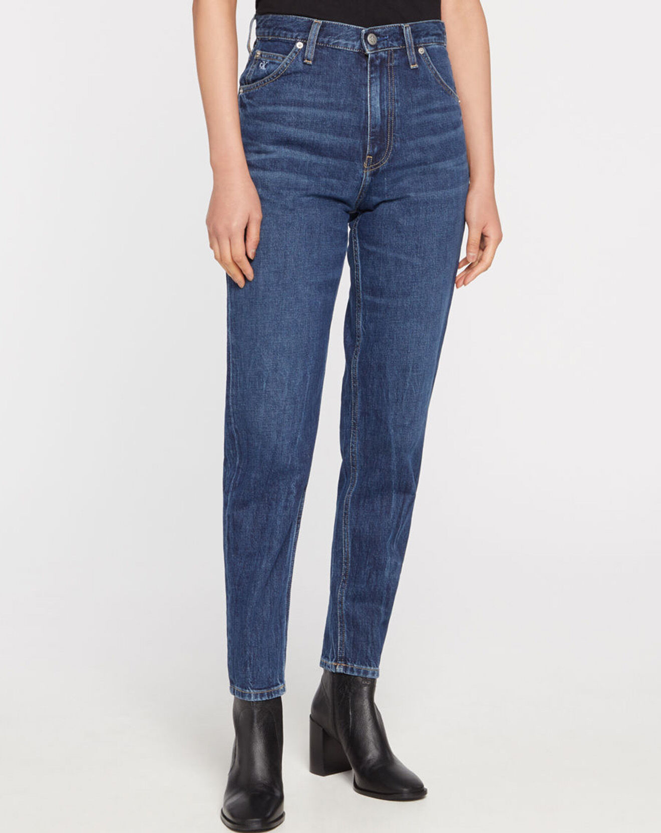 Calvin Klein Jeans Jean Mom Stone bleu