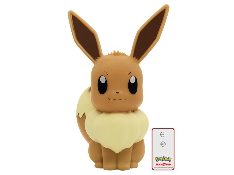 Teknofun Dekoleuchte Evoli 30 cm (inkl. Fernbedienung) LED-Lampe im Pokemon Design mit Fernbedienung