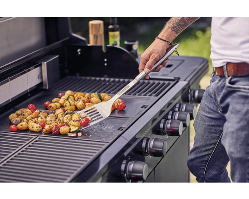 Tenneker® braadslede roestvrij staal grijs