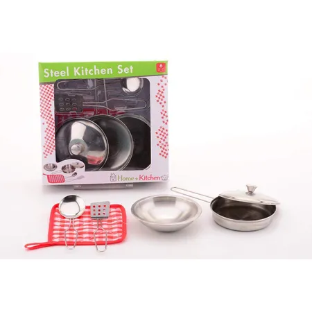 Johntoy Home and Kitchen Stahltopfset 6-tlg.