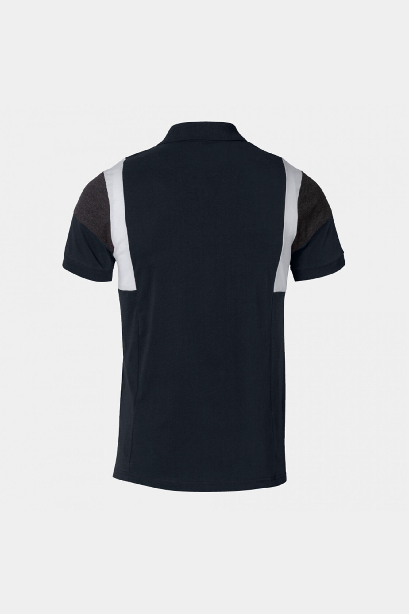 Camisa polo preta de manga curta Comfort