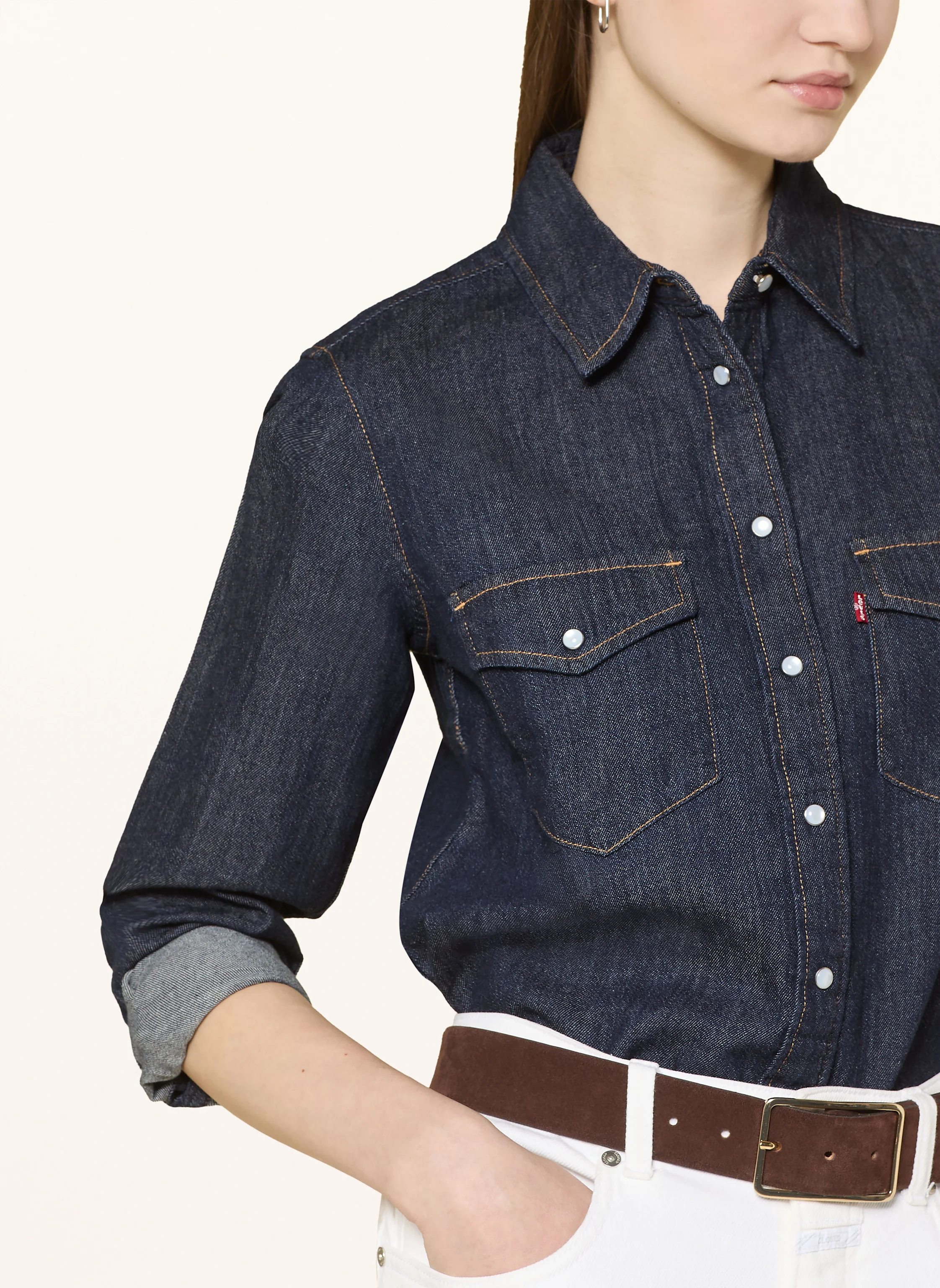 Levi's® Hemdbluse ICONIC in Jeansoptik