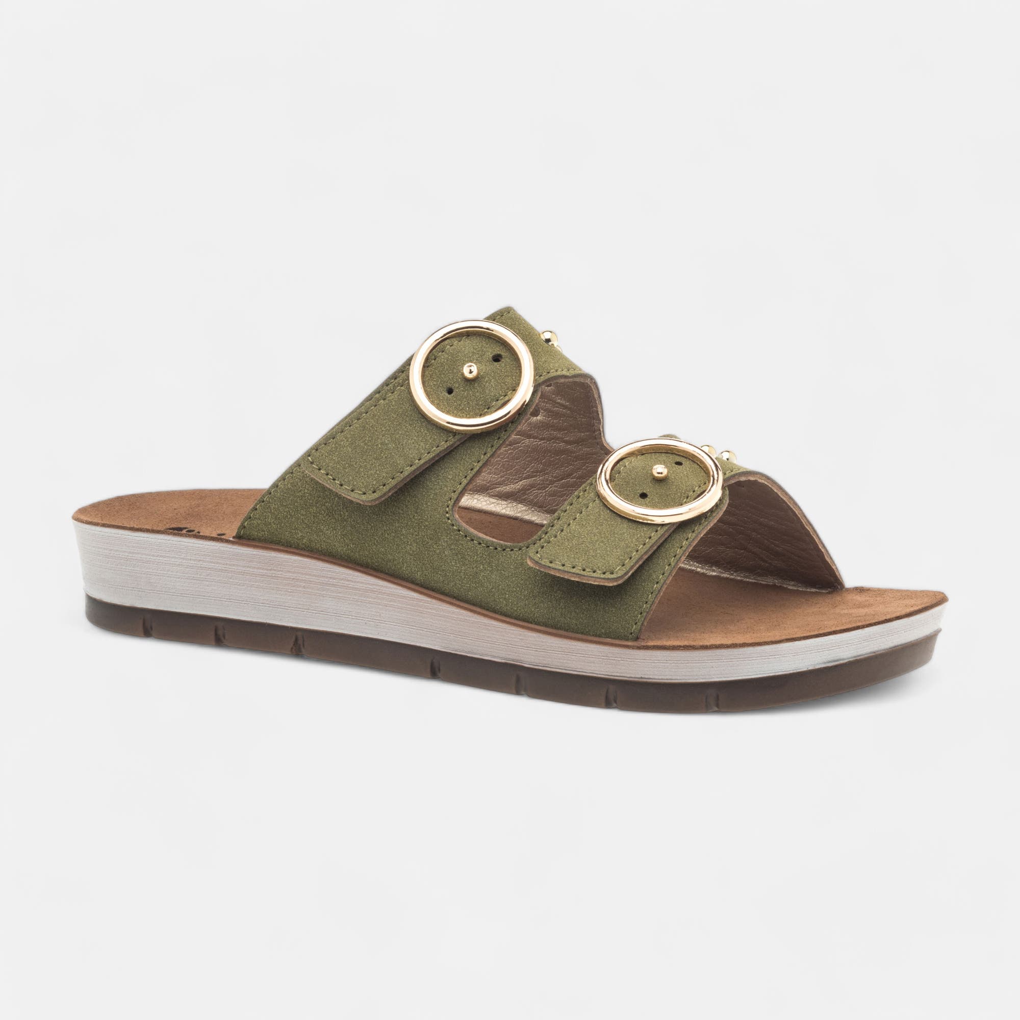 Mules Femme kaki