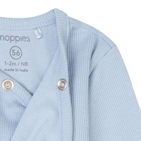 Noppies Narellan Lange Mouwen Romper - Blue Fog - Mt. 44