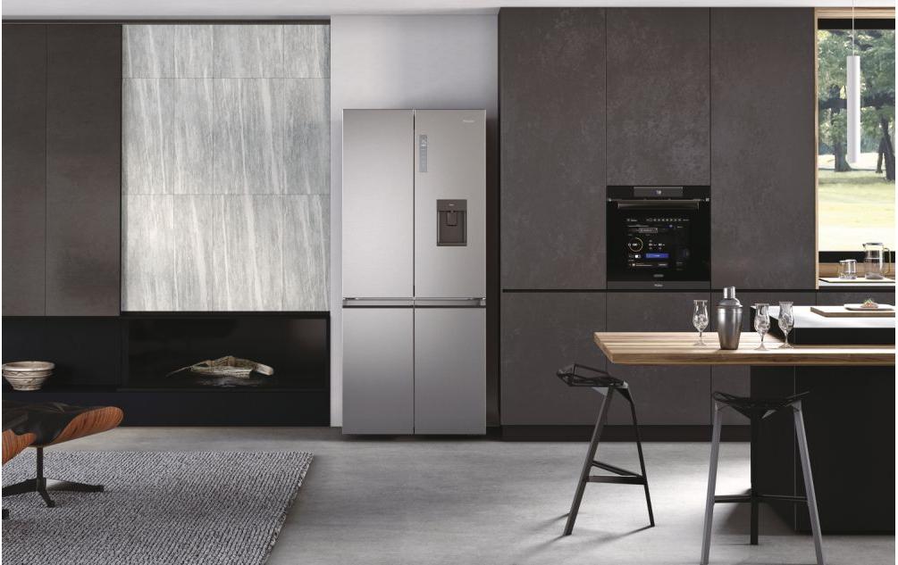 Foodcenter HCW7819EHMP Beidseitig<br>Kombigerät mit Kühlschrank oben und Gefrierteil unten