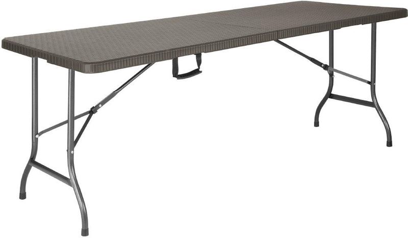 Bolero - GR771 - Opvouwbare Tafel - Bruin - Rotan Design - 6ft