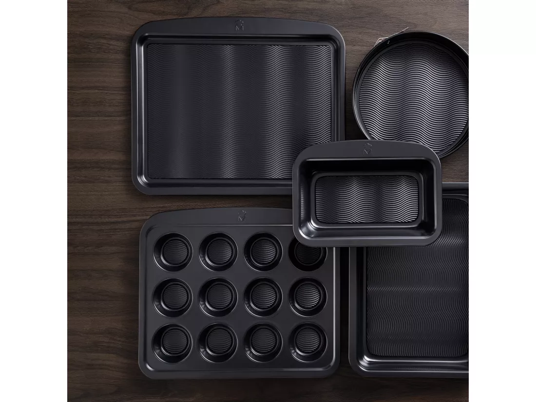 Moule à four carré pour 6 muffins 28,9x23,1x3,3cm en acier carbone MasterPRO