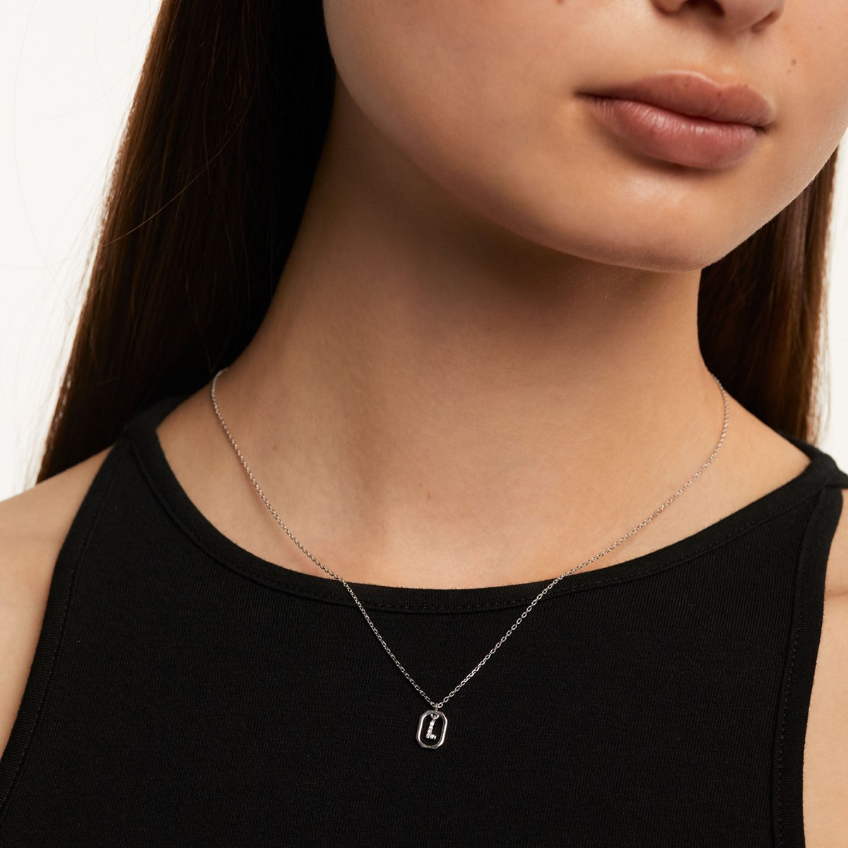 Collier Pdpaola Lettre L Mini Argenté