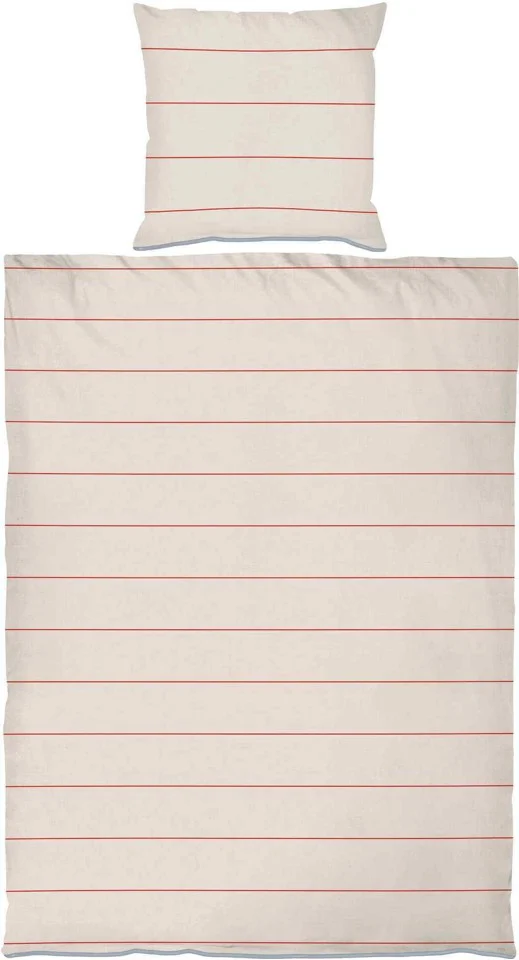 Mette Ditmer - ALIGN Organic Bedding 140 x 200 cm - Bright red