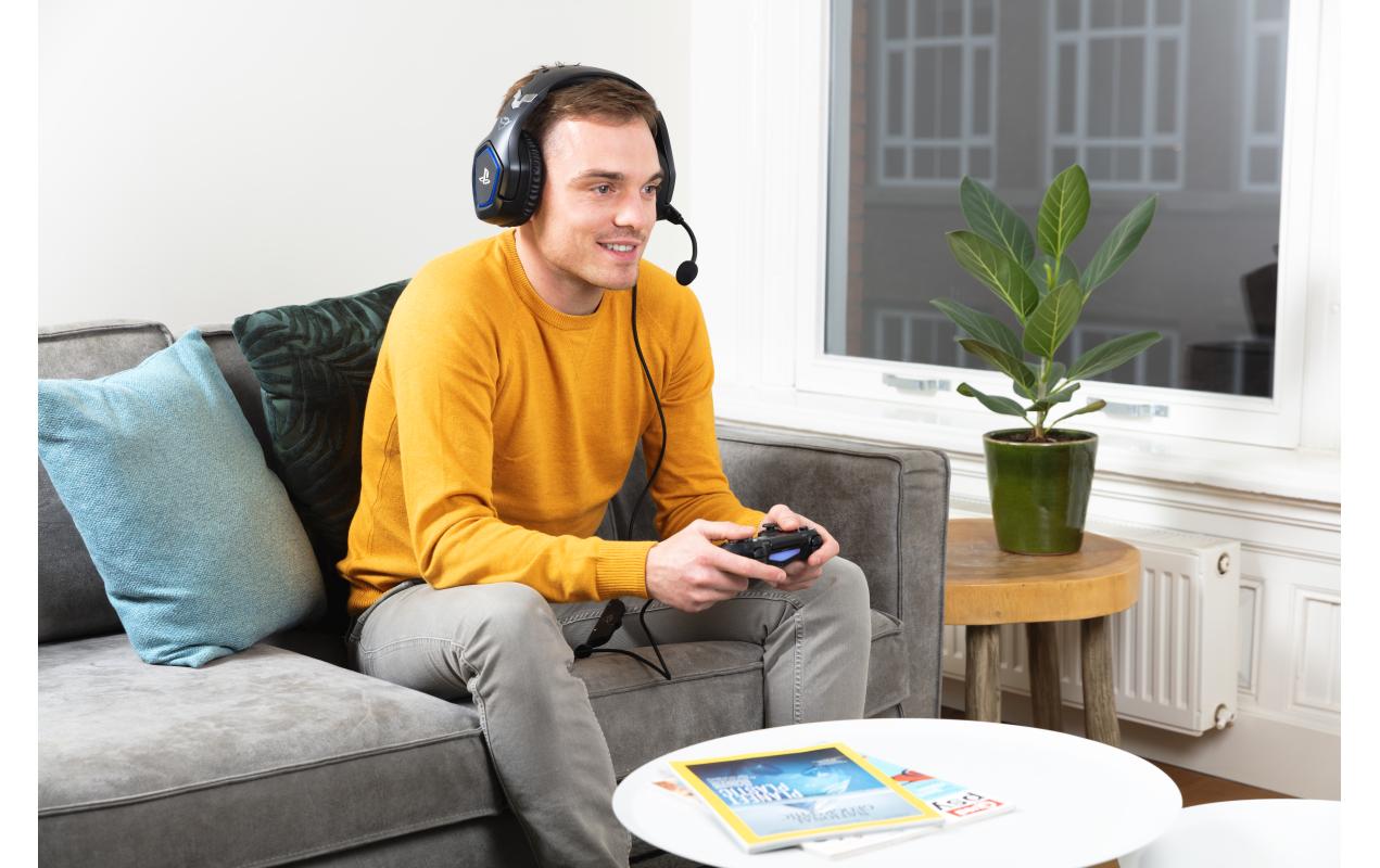 Headset GXT 488 Forze PS4/PS5 SchwarzGaming-Headset exklusiv für PS4 und PS5 mit einklappbarem Mikrofon und verstellbarem Kopfbügel