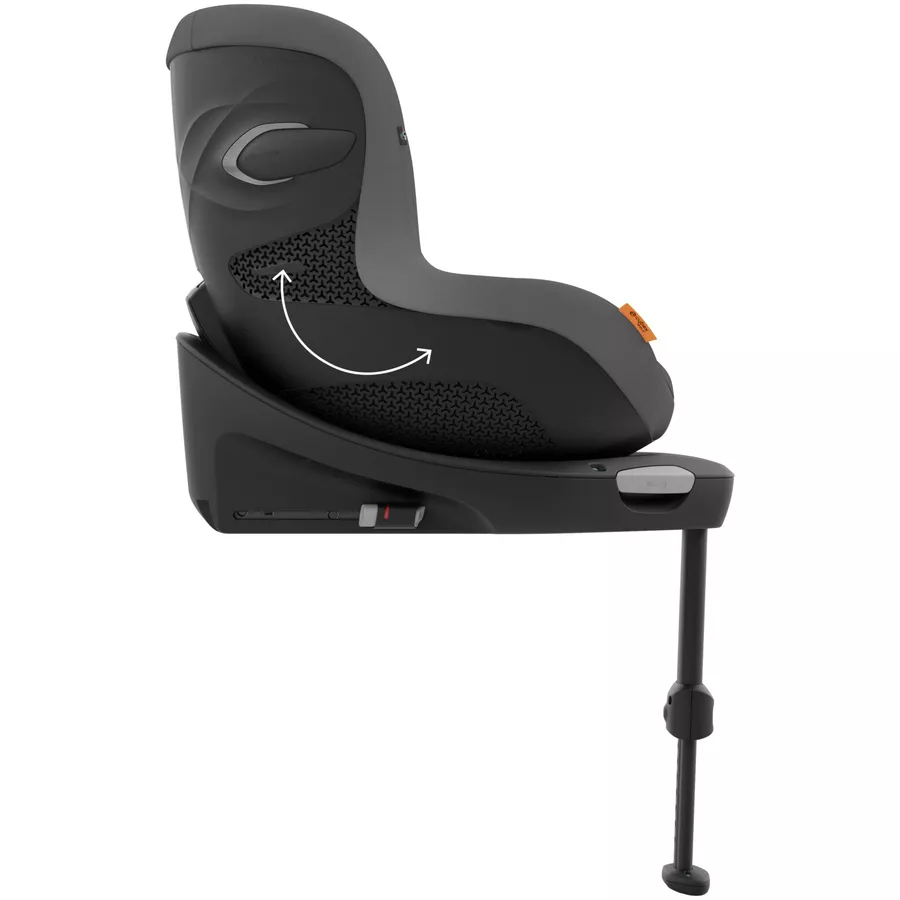 cybex GOLD Kindersitz Set Reboarder Sirona G inklusive Babyschale Cloud G inklusive Basisstation Base G Plus Lava Grey