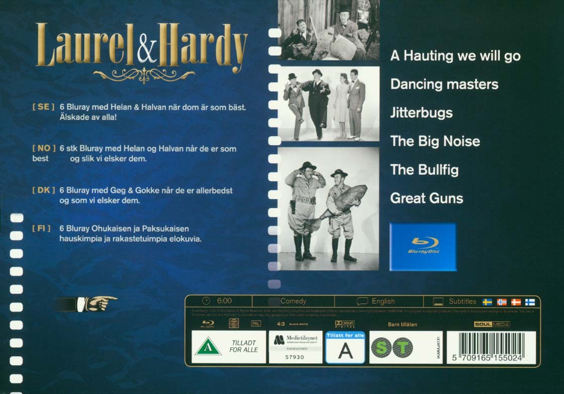 LAUREL & HARDY COLLECTION - Blu Ray Box